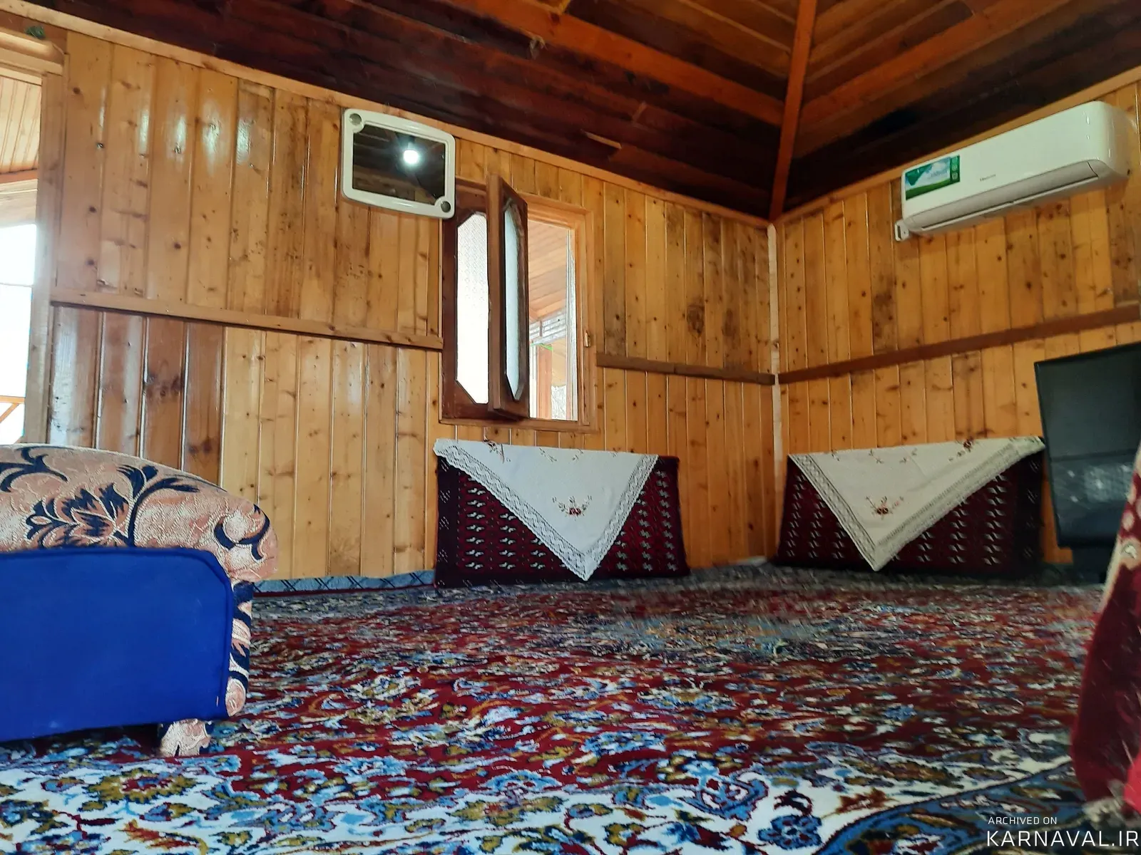 کلبه چوبی جنگلی آریا شیرگاه