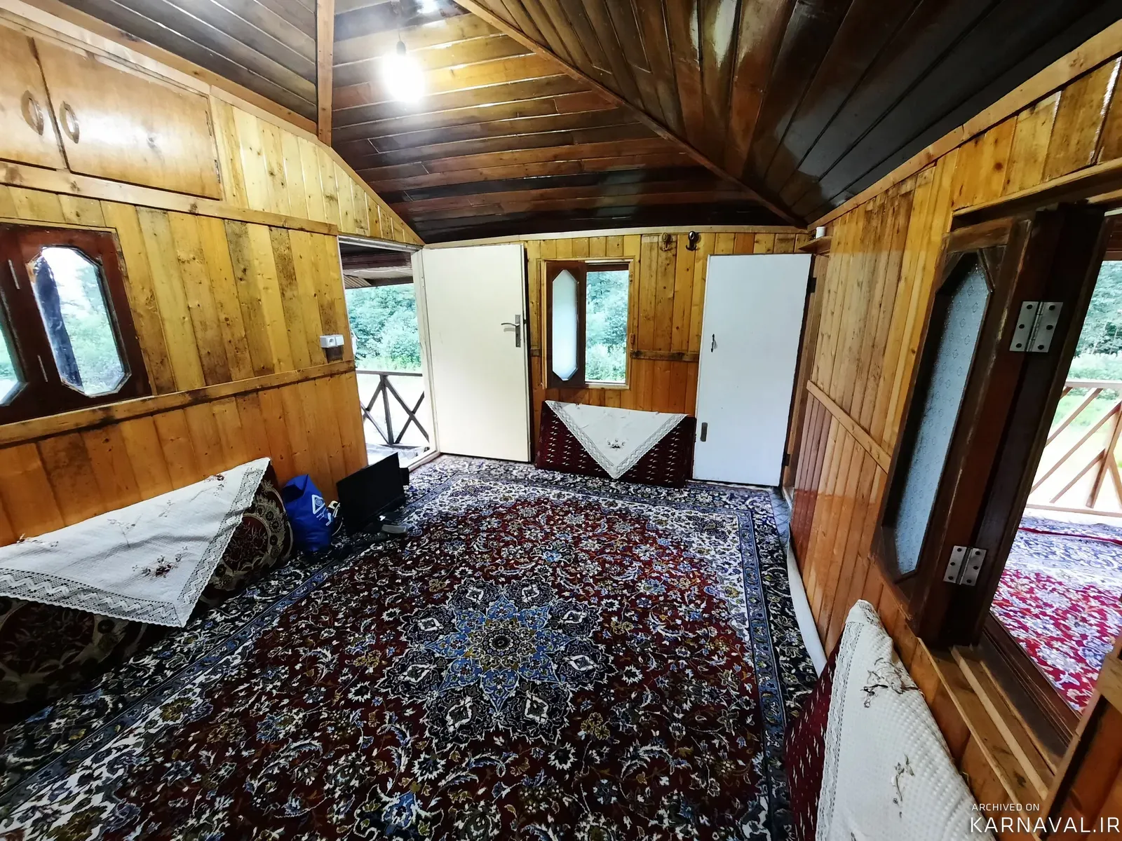 کلبه چوبی جنگلی آریا شیرگاه