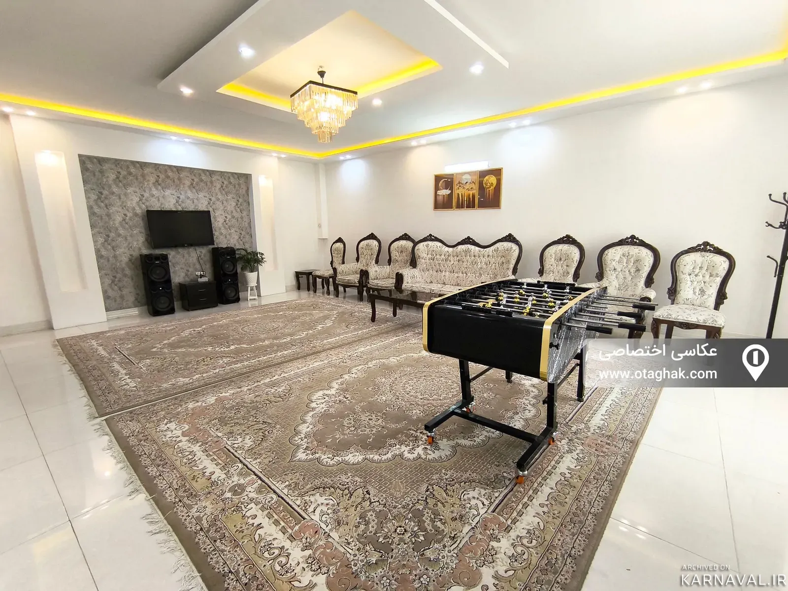 ویلا استخردار آبگرم صدف طلایی مشهد