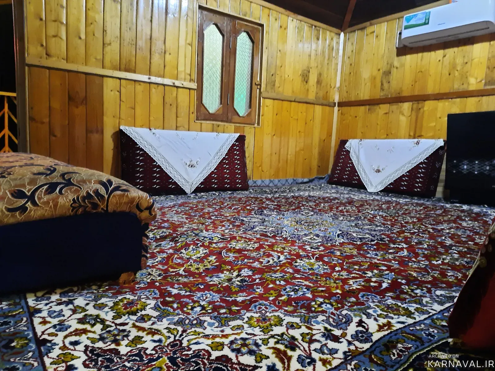کلبه چوبی جنگلی آریا شیرگاه
