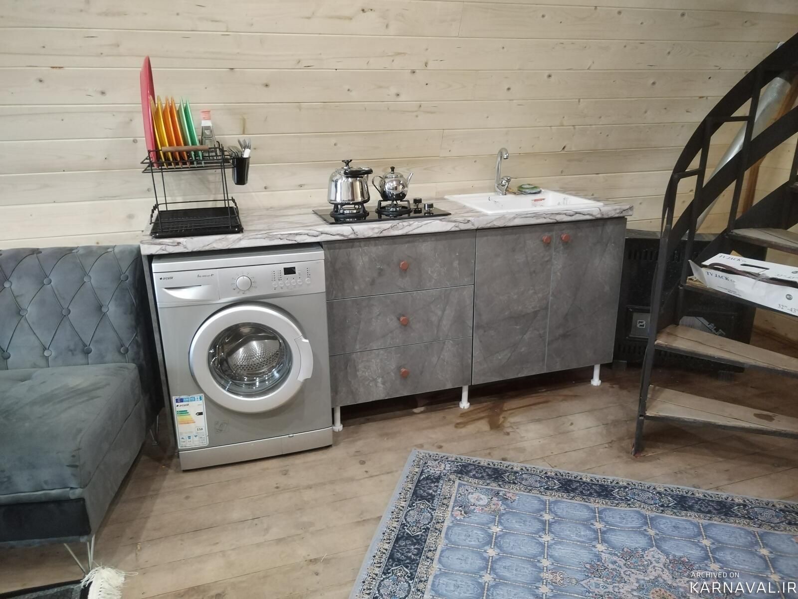 کلبه دوخواب با جکوزی ساسان کلبه دوخواب با جکوزی ساسان