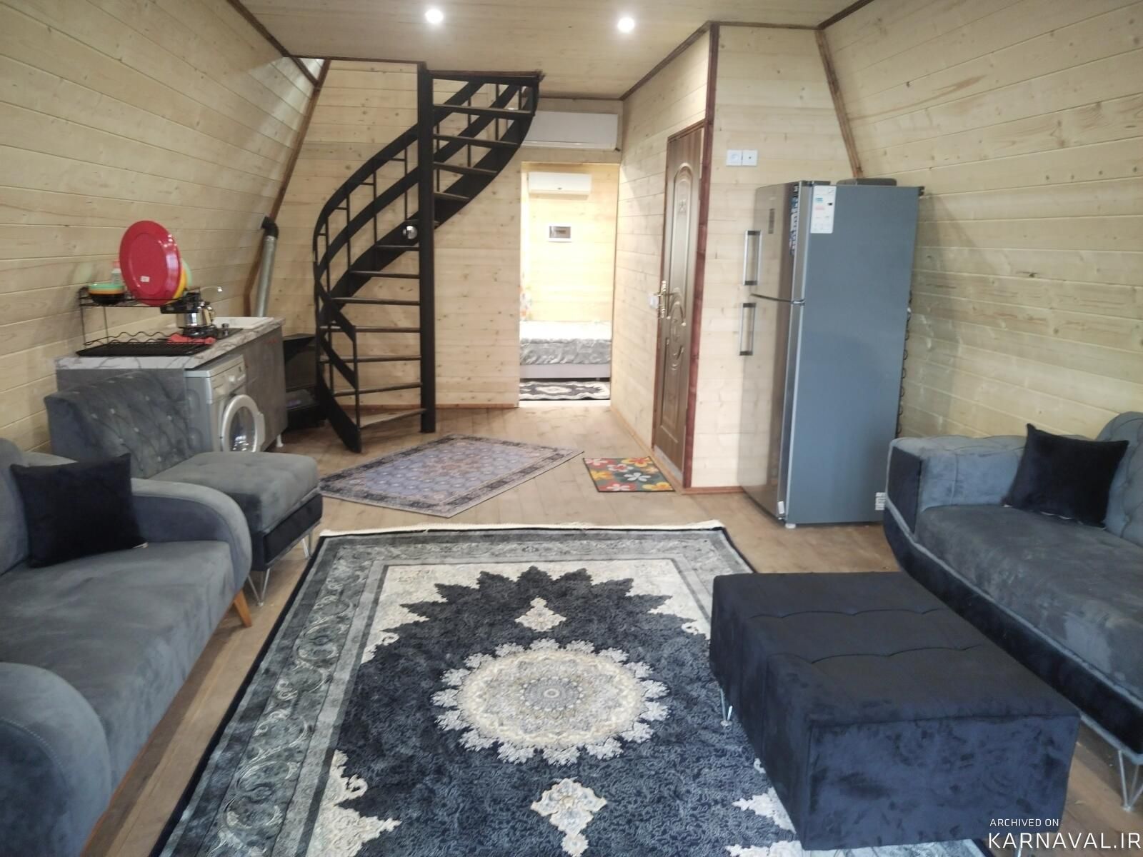 کلبه دوخواب با جکوزی ساسان کلبه دوخواب با جکوزی ساسان