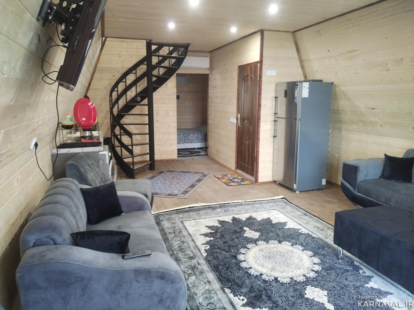 کلبه دوخواب با جکوزی ساسان