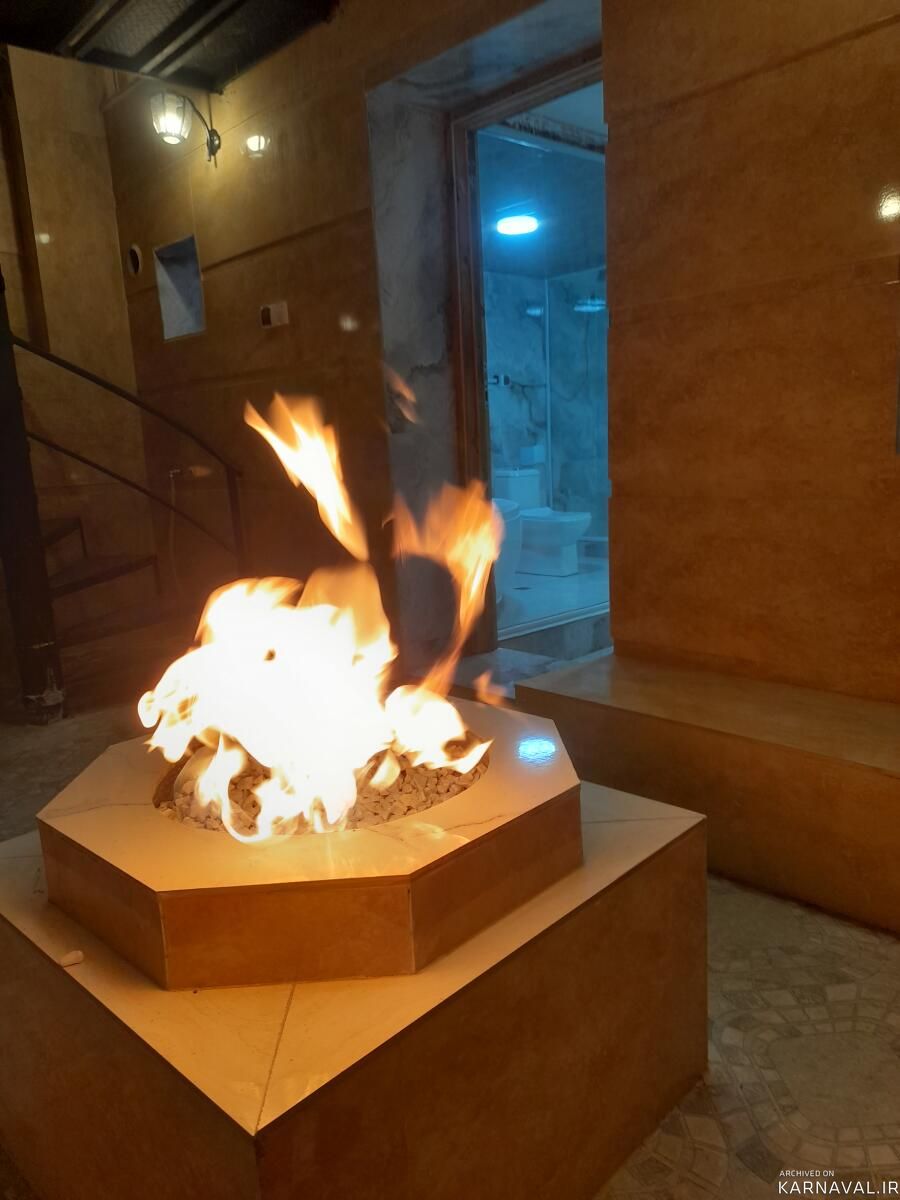 کلبه سوئیسی با جکوزی در سرخکلا تپه