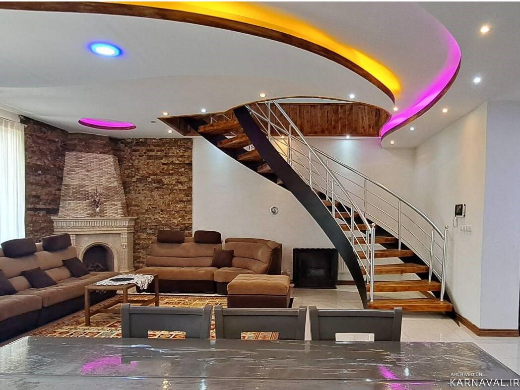 ویلای سه خوابه دوبلکس ساحلی جکوزی دار بهار ، لب دریا