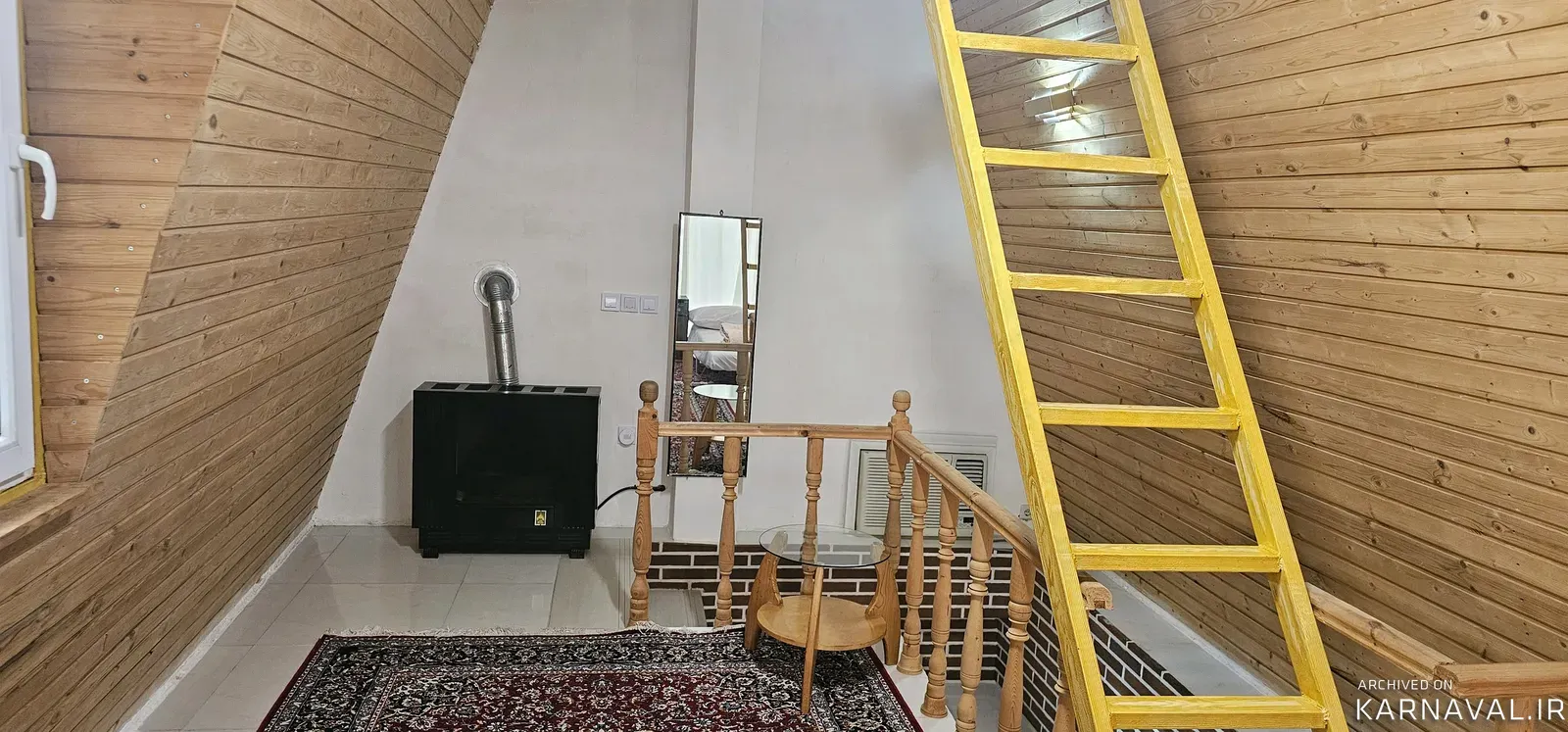 کلبه سوئیسی استخردار آبگرم آرام  شفت