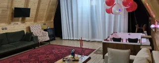 کلبه سوئیسی مهر با جکوزی سوادکوه کلبه سوئیسی مهر با جکوزی سوادکوه
