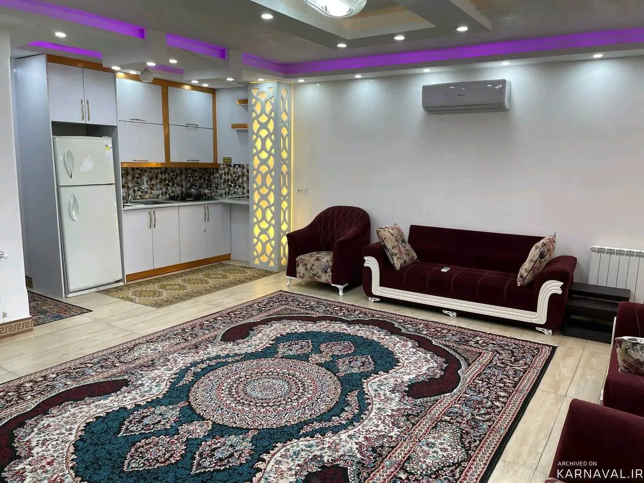 آپارتمان مبله سروش کنار رودخانه (2) با جکوزی سانسی شفت