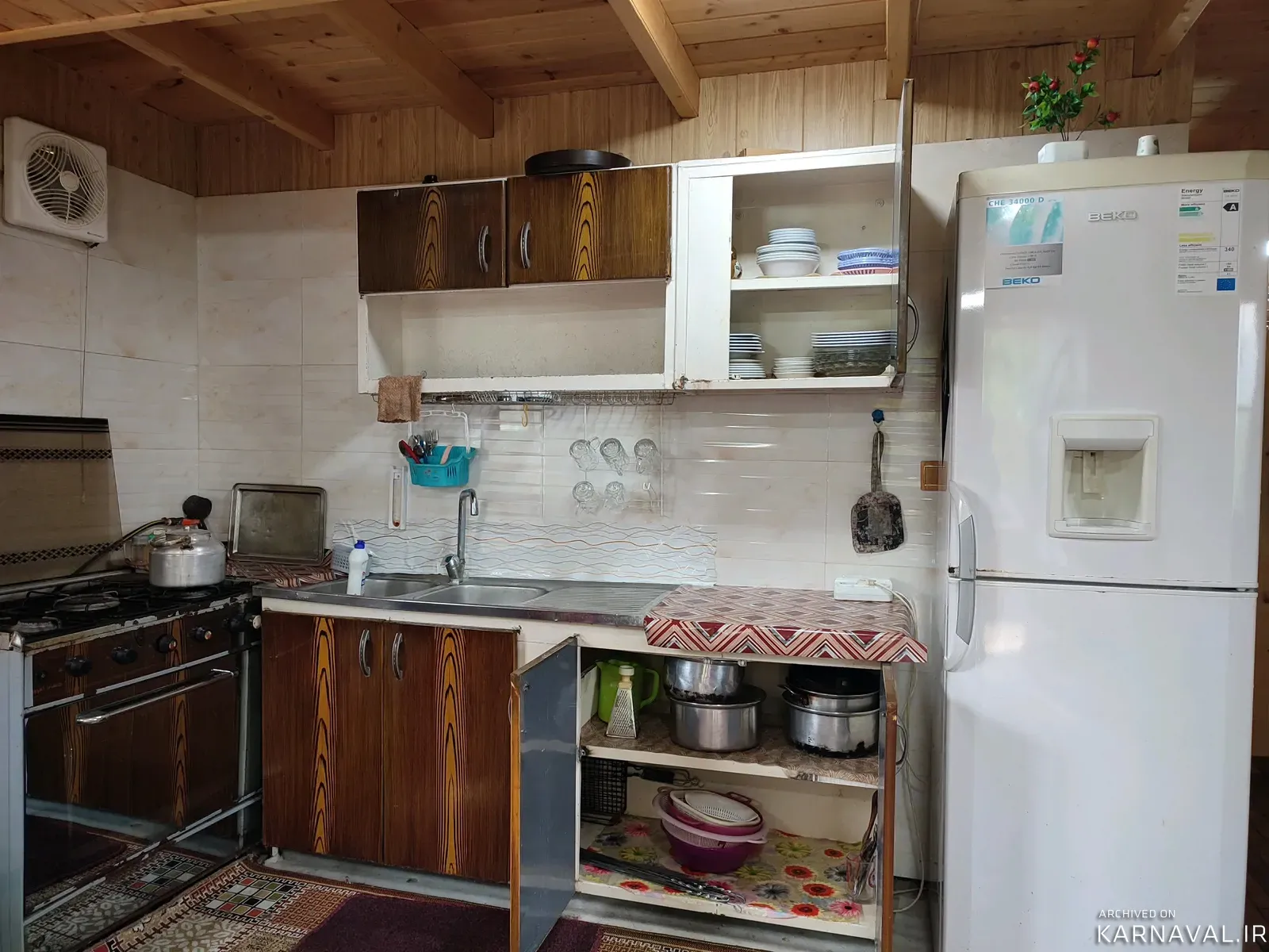 کلبه چوبی شوکا سوادکوه