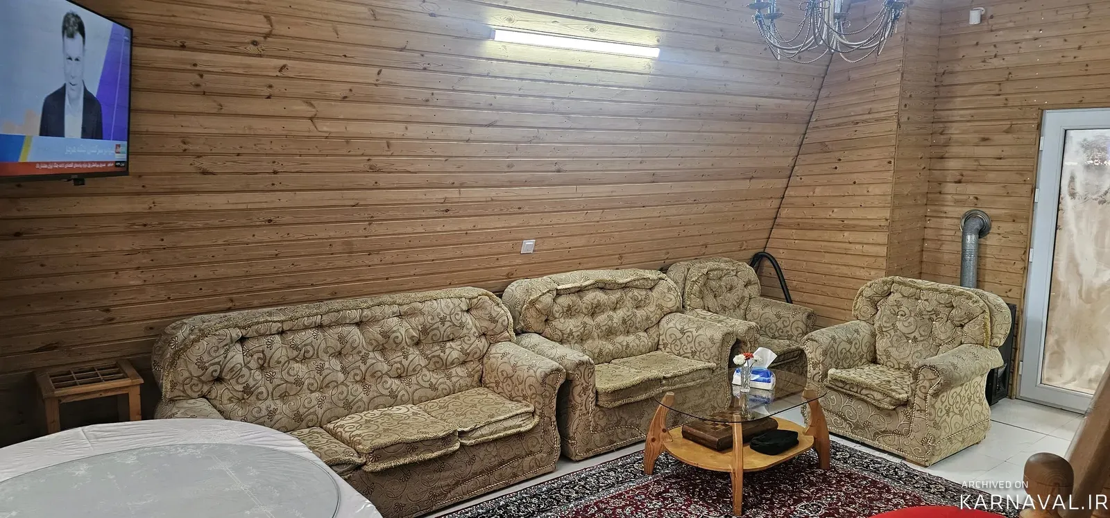کلبه سوئیسی استخردار آبگرم آرام  شفت
