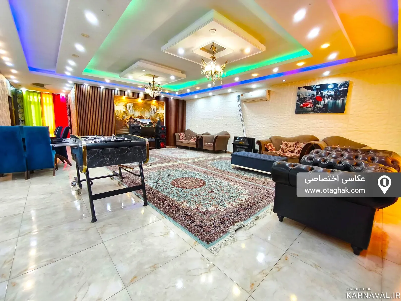 ویلا استخردار سرپوشیده آبگرم قصر کردان ویلا استخردار سرپوشیده آبگرم قصر کردان