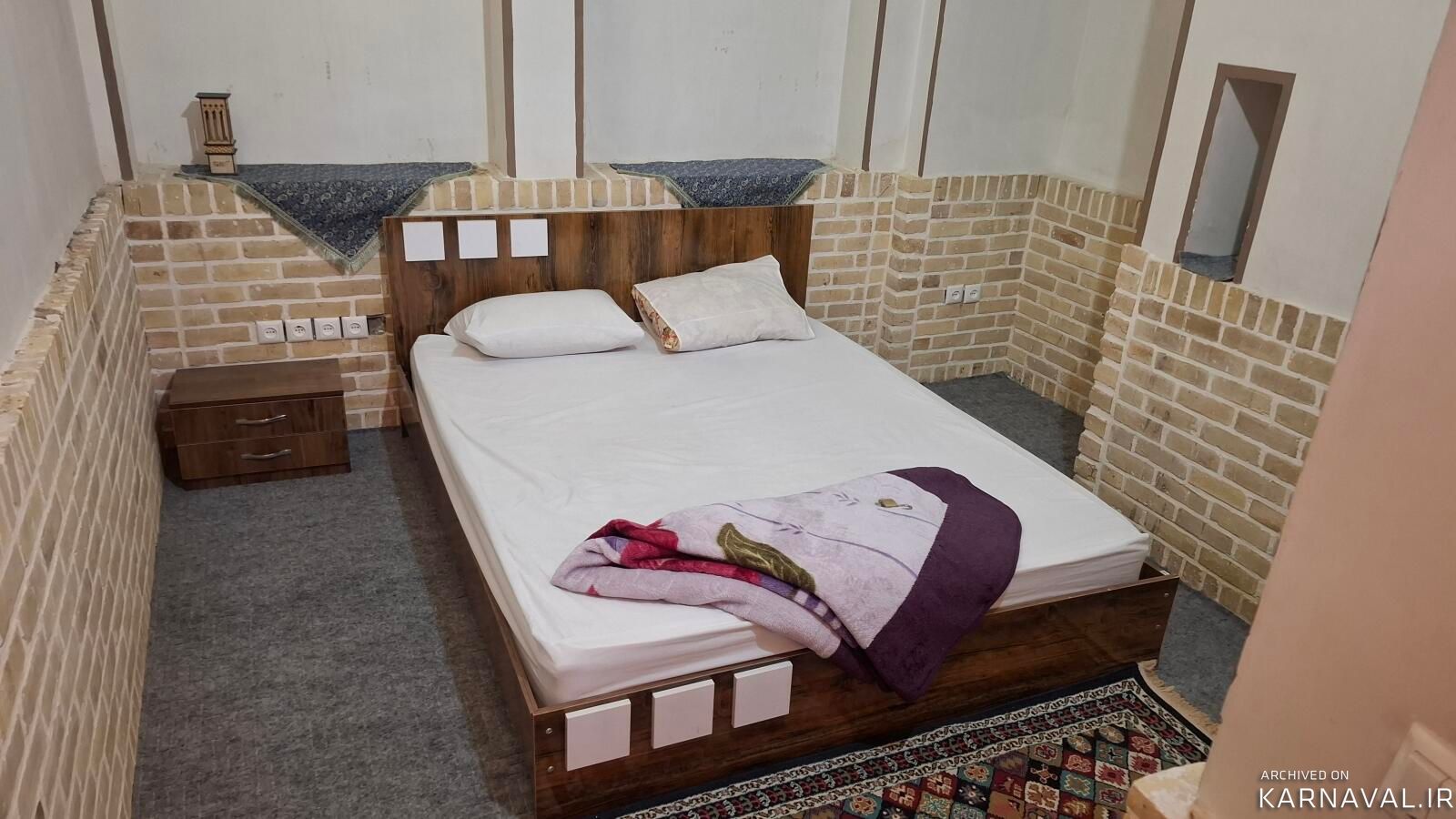 "اتاق دو تخته غیر مستر"اقامتگاه هراز دستان (عمارت فیروزه ای) "اتاق دو تخته غیر مستر"اقامتگاه هراز دستان (عمارت فیروزه ای)