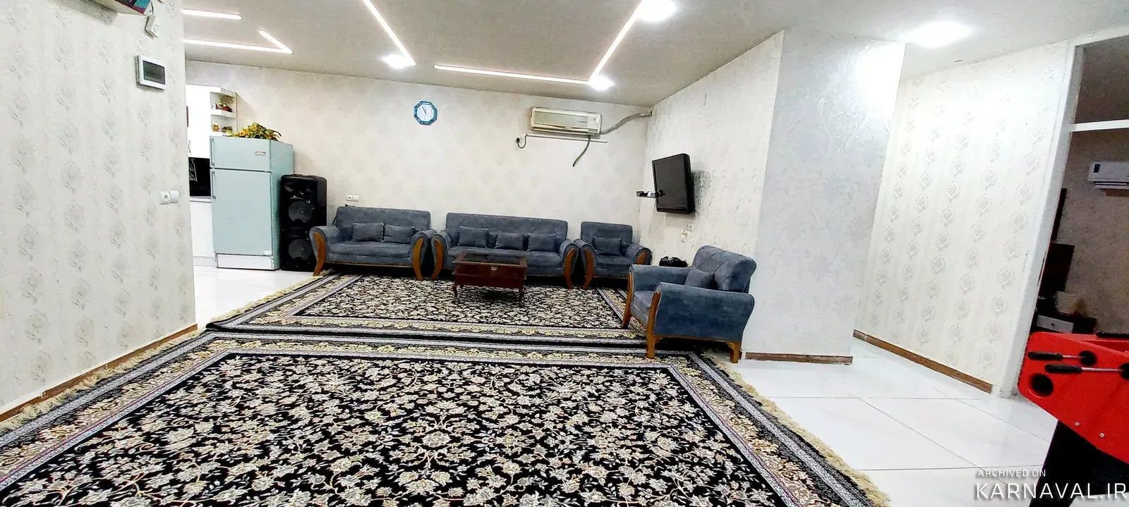 ویلا استخردار آبسرد راحیل با فوتبال دستی دزفول