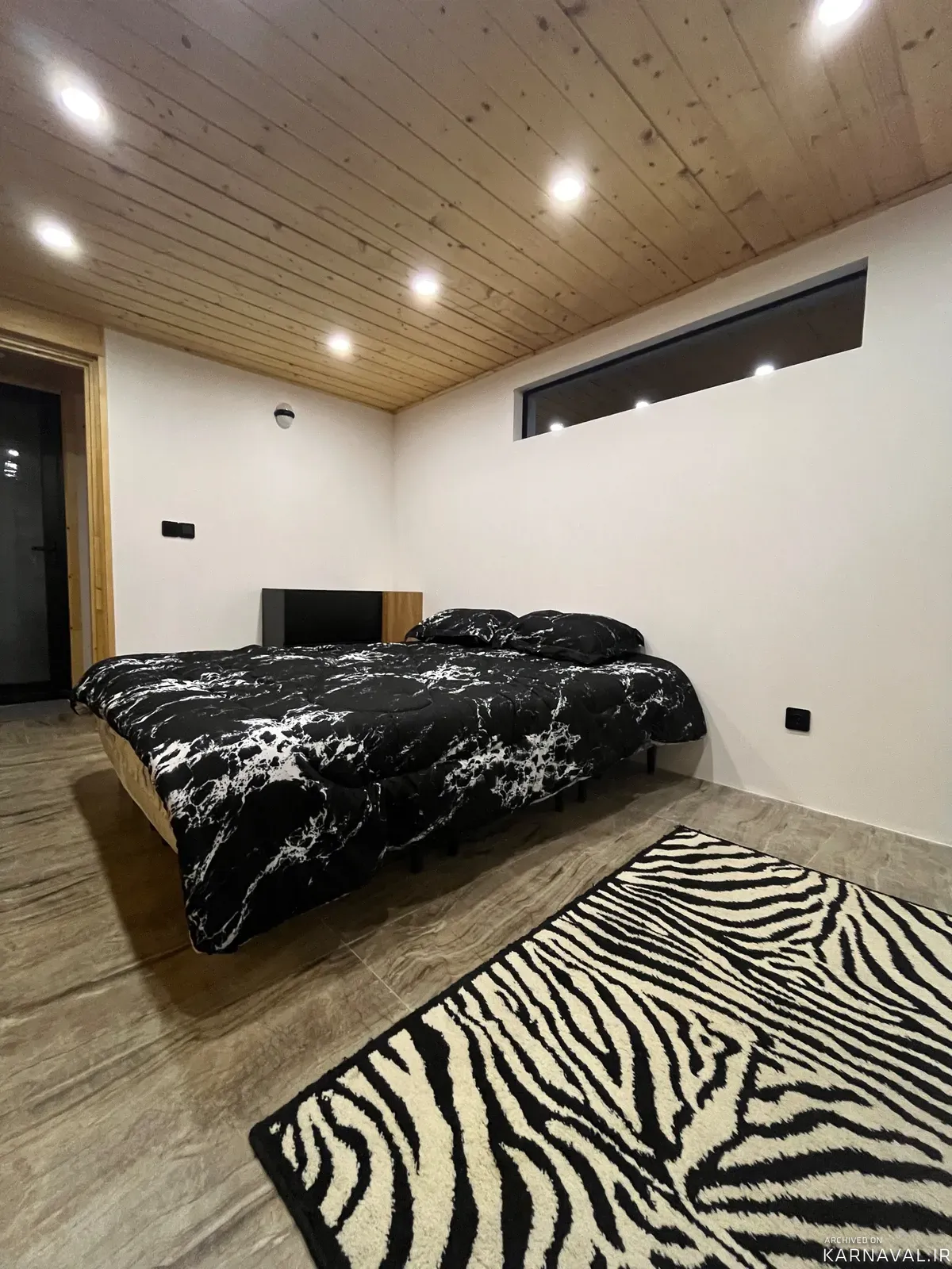 کلبه سوئیسی راکوود با جکوزی  رامسر