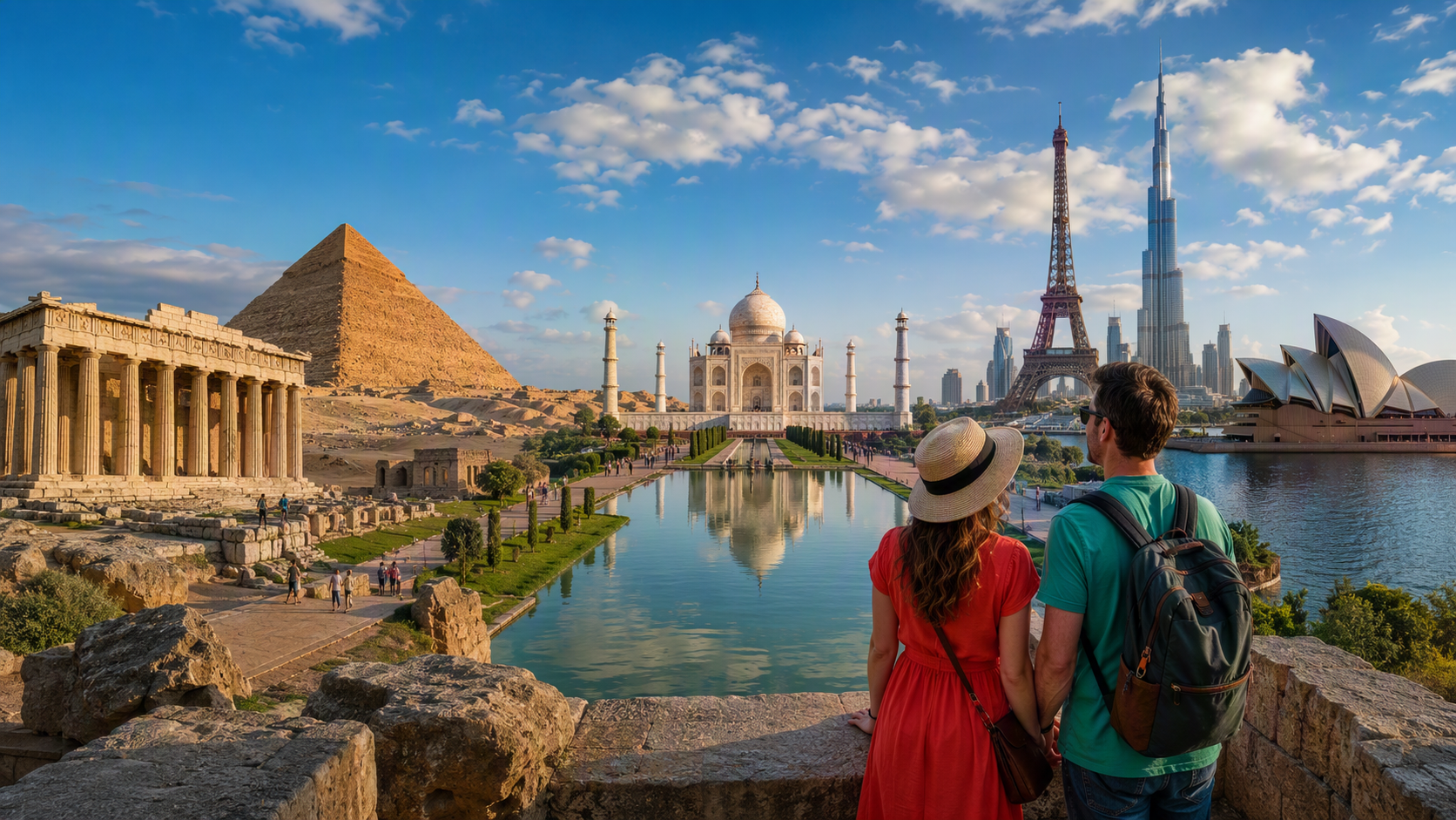 20 شاهکار معماری تاریخ جهان | از جیزه تا برج خلیفه