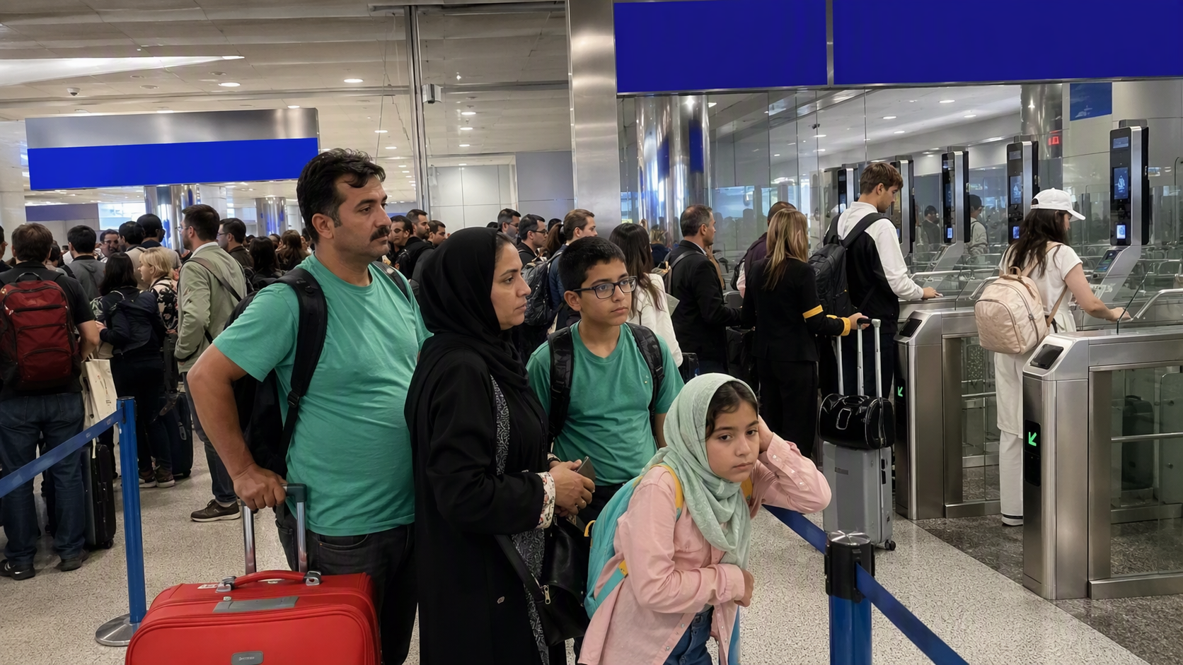 EES اروپا و صف‌های طولانی مرزی