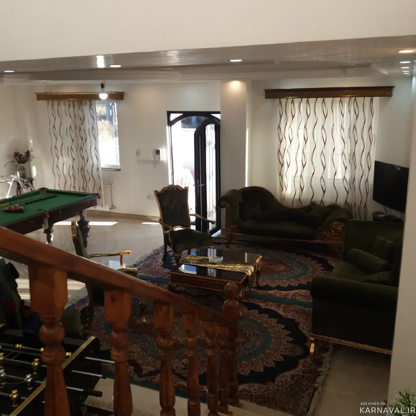 ویلا استخردار آبگرم با بیلیارد پارسا کتالم