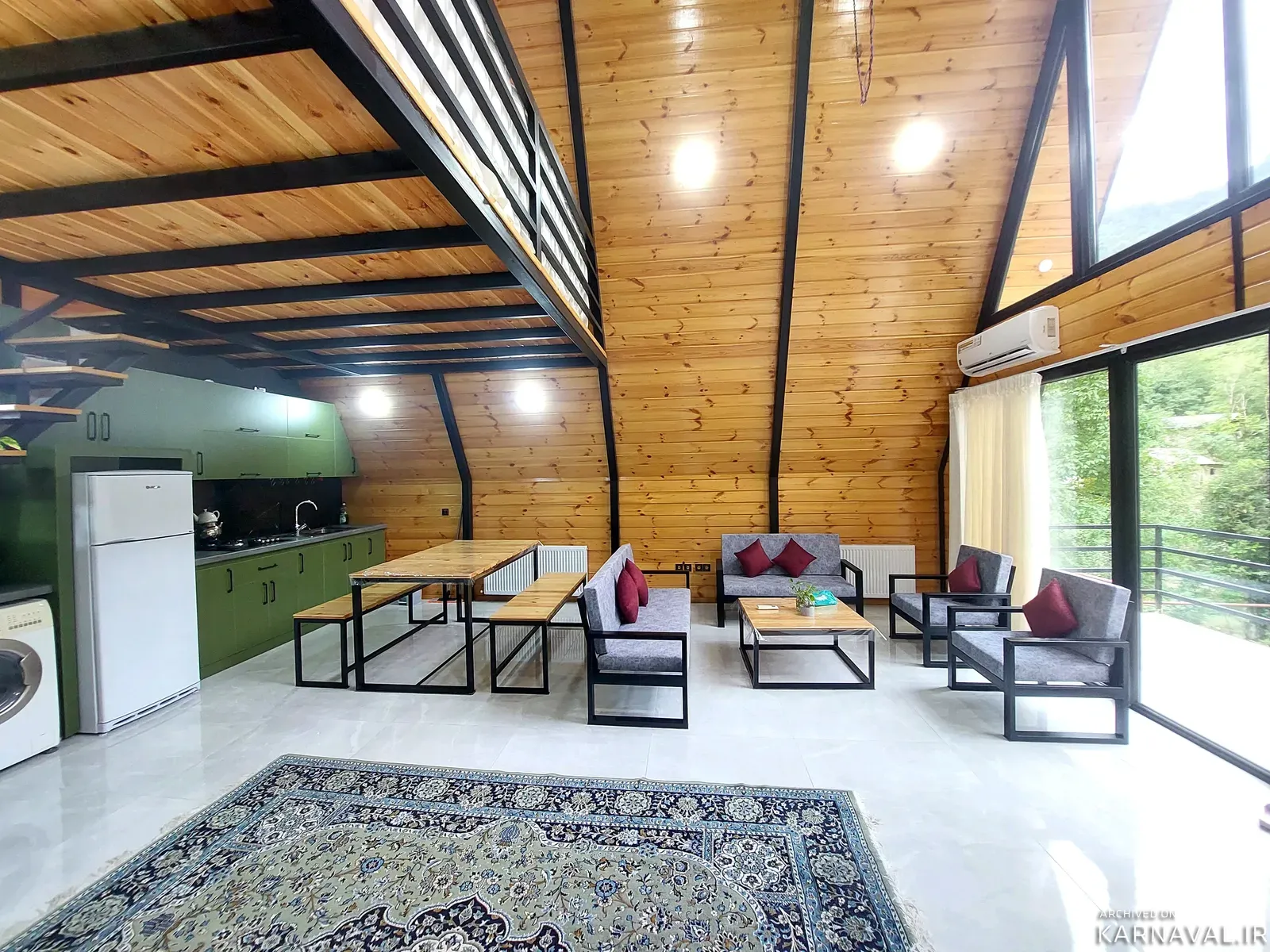 کلبه سوئیسی آوای جنگل ماسال
