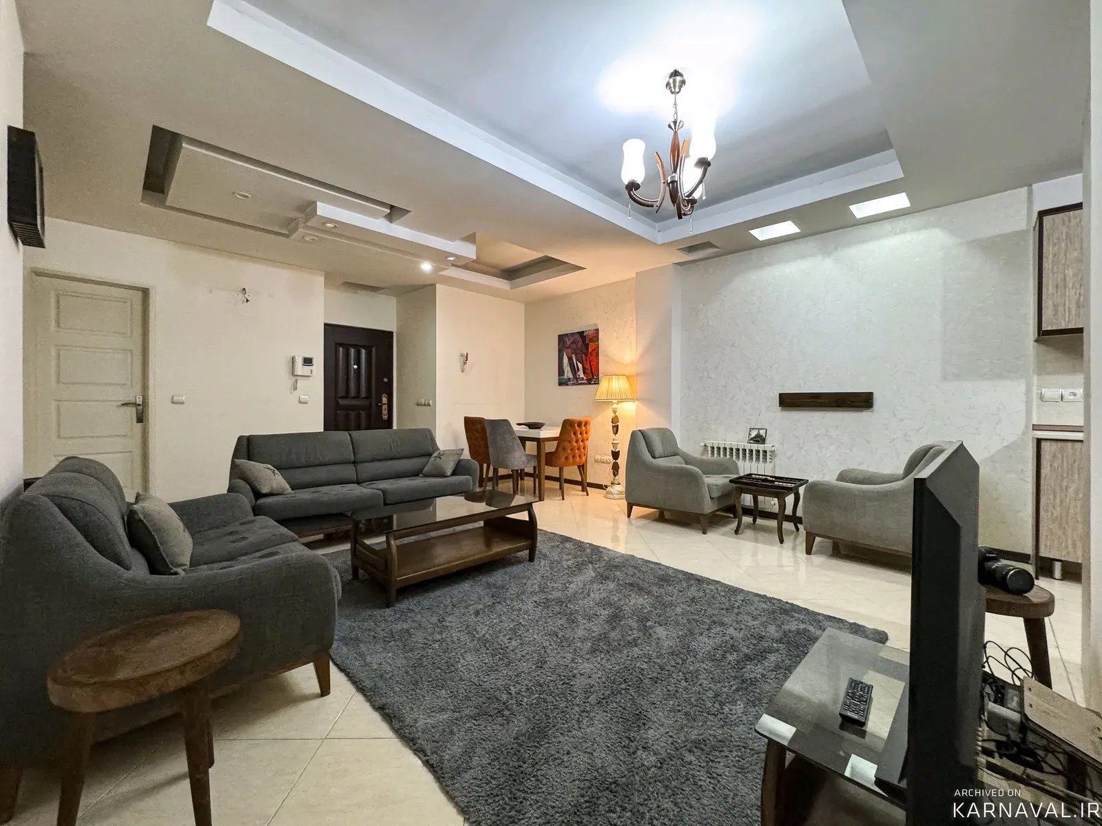 آپارتمان مبله دنج و آرام در رسالت تهران