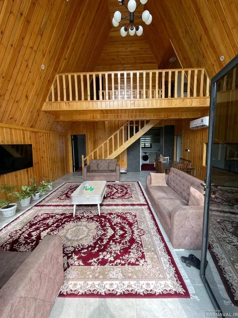 کلبه سوئیسی استخردار آبگرم مهیاد  اسالم