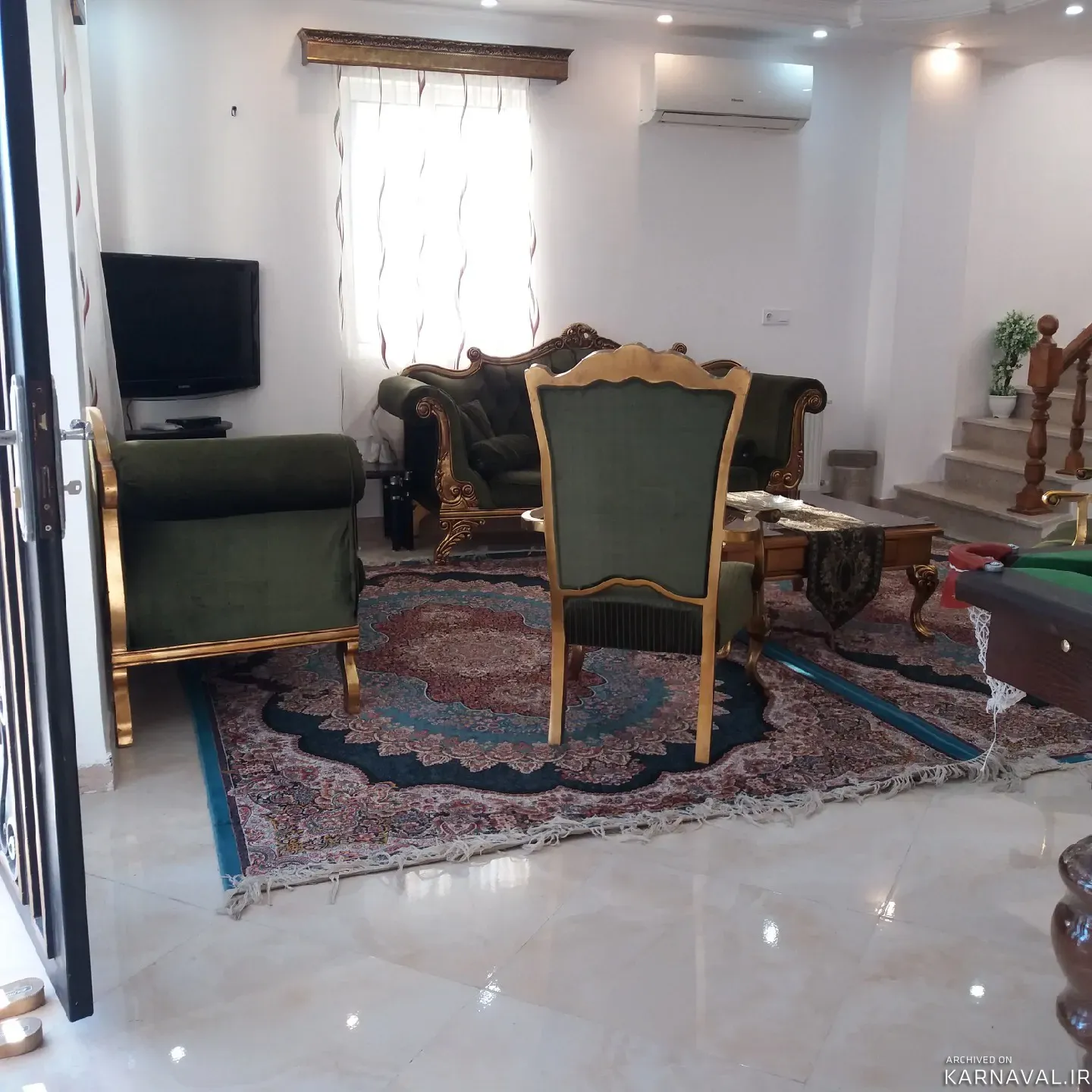 ویلا استخردار آبگرم با بیلیارد پارسا کتالم
