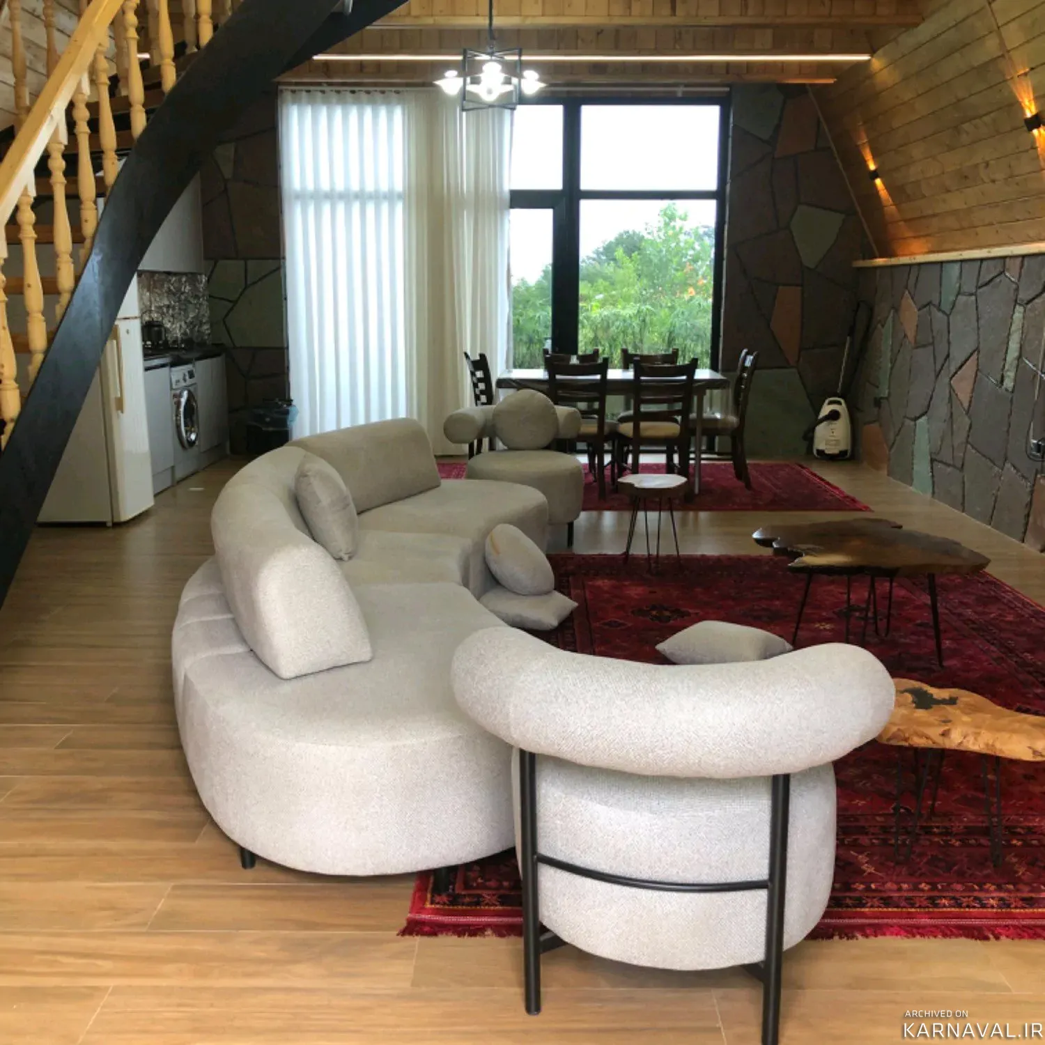 کلبه سوئیسی هستی (2) با جکوزی  رامسر