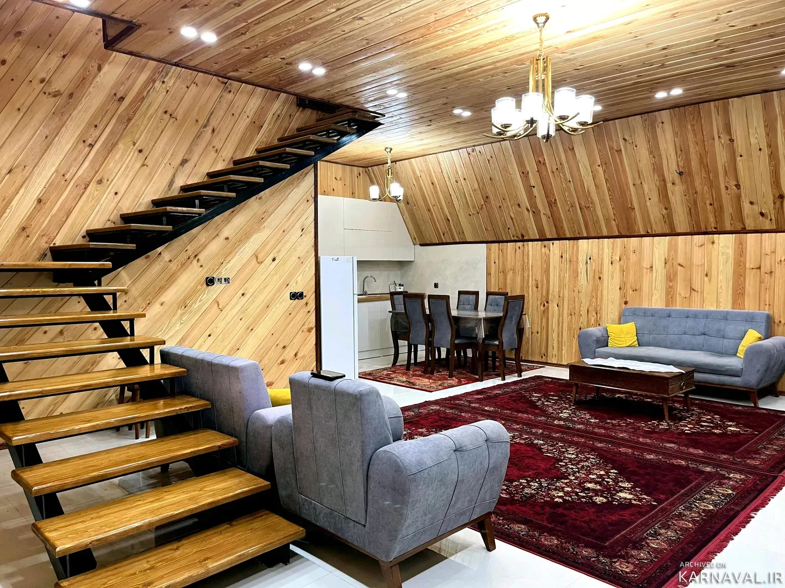 کلبه سوئیسی چوبینه اسالم