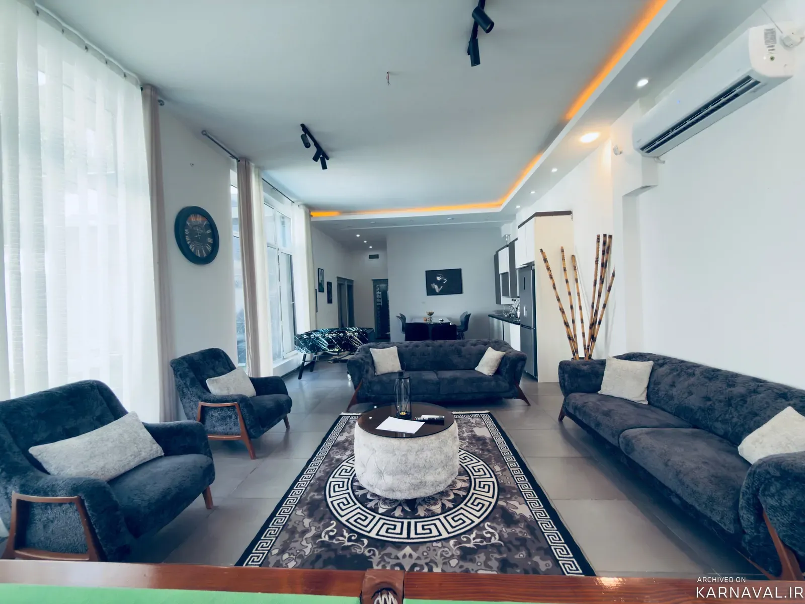 ویلا استخردار آبگرم دلنشین با بیلیارد سهیلیه