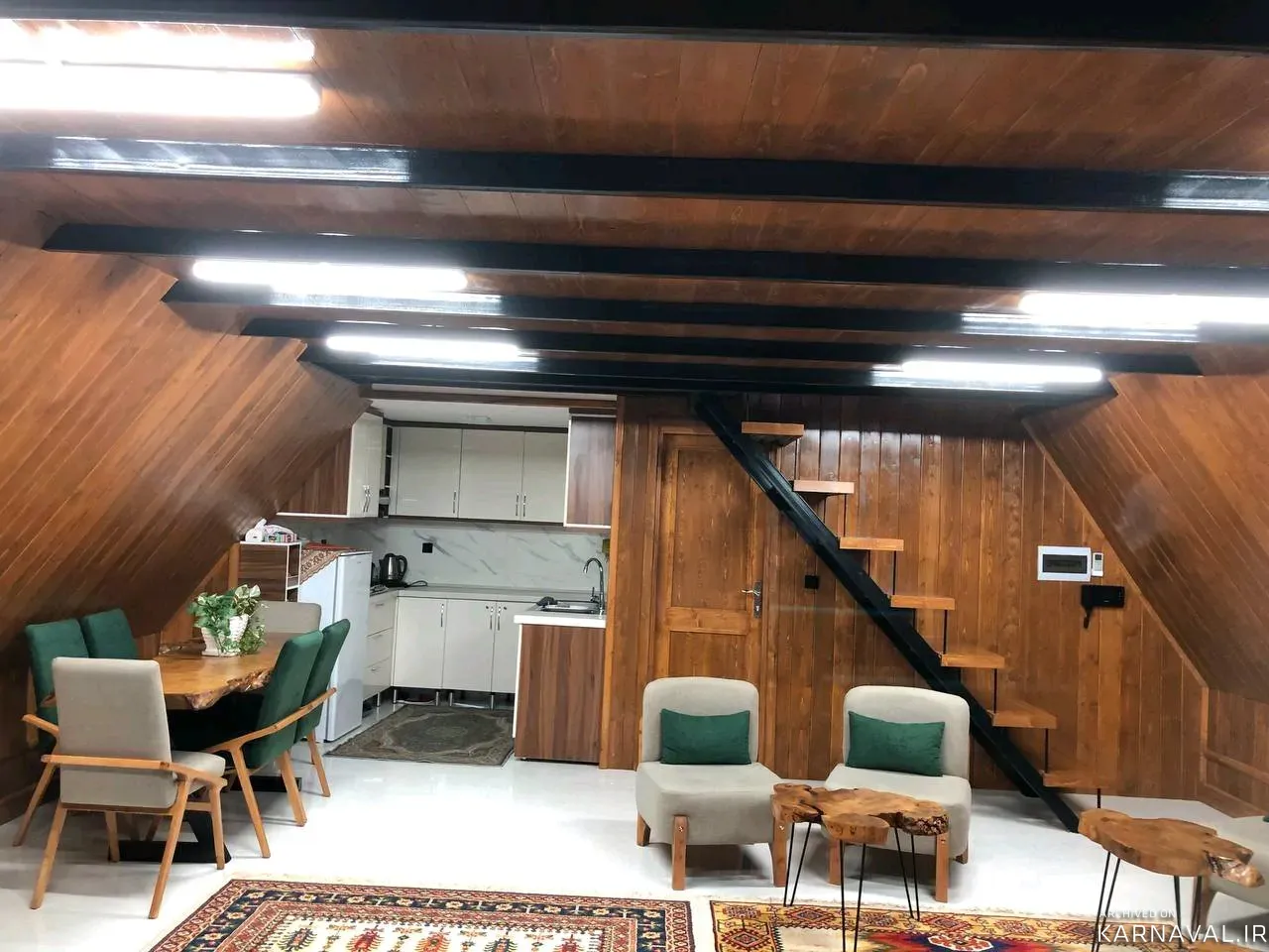 کلبه سوئیسی باران  بابلسر