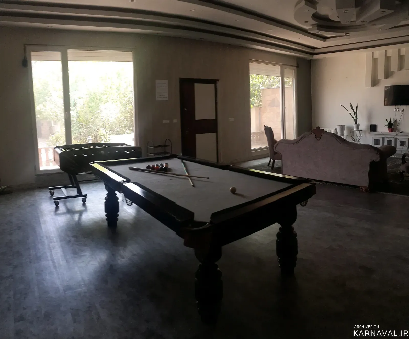 ویلا استخردار آبگرم شاداب با بیلیارد و فوتبالدستی سهیلیه