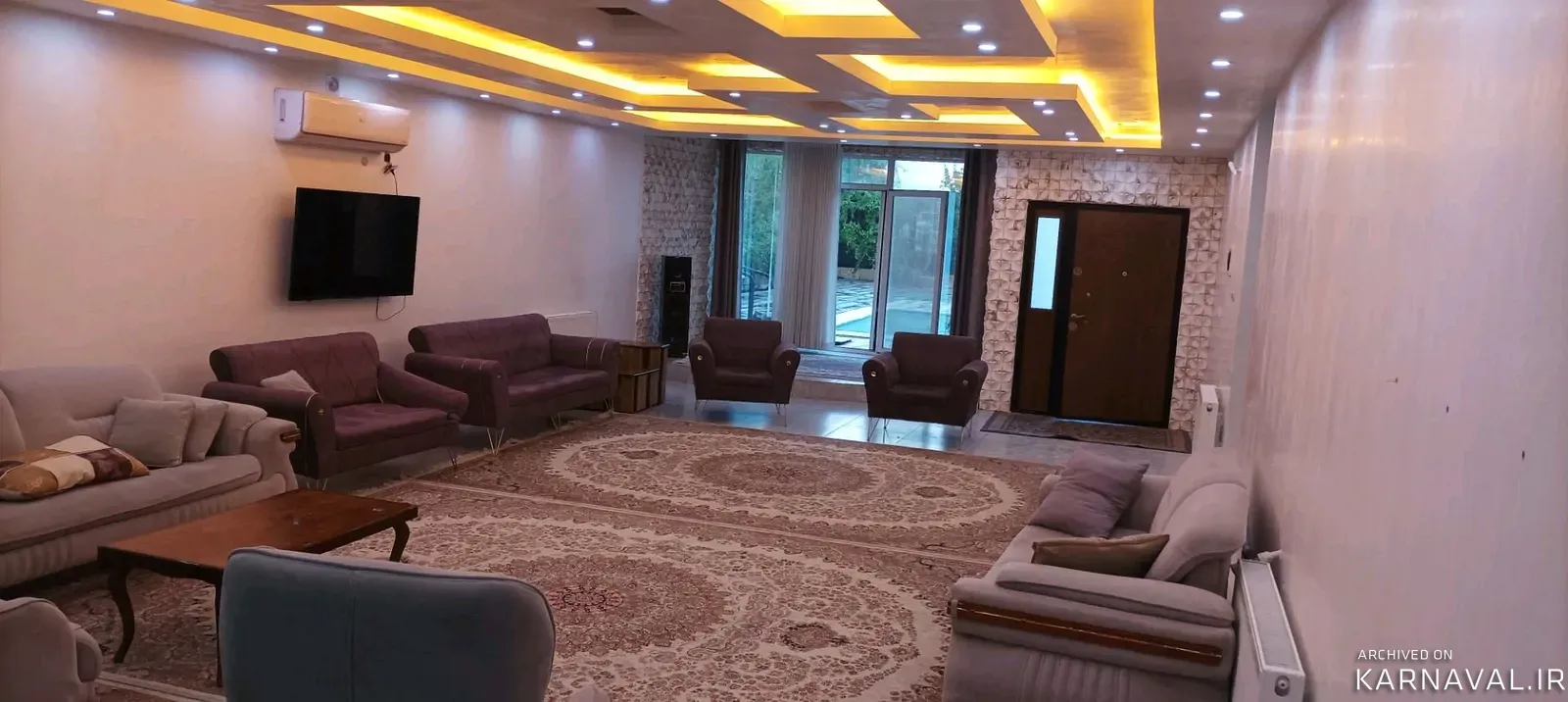ویلا استخردار آبگرم کارن هشتگرد