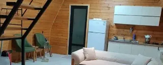 کلبه سوئیسی جنگلی با جکوزی ماسال کلبه سوئیسی جنگلی با جکوزی ماسال