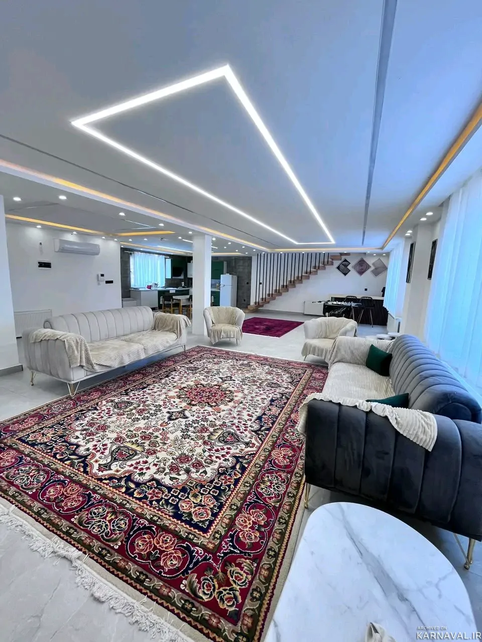 ویلا استخردار آبگرم شالیزار با فوتبالدستی انزلی