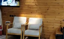 کلبه سوئیسی جنگلی با جکوزی ماسال کلبه سوئیسی جنگلی با جکوزی ماسال