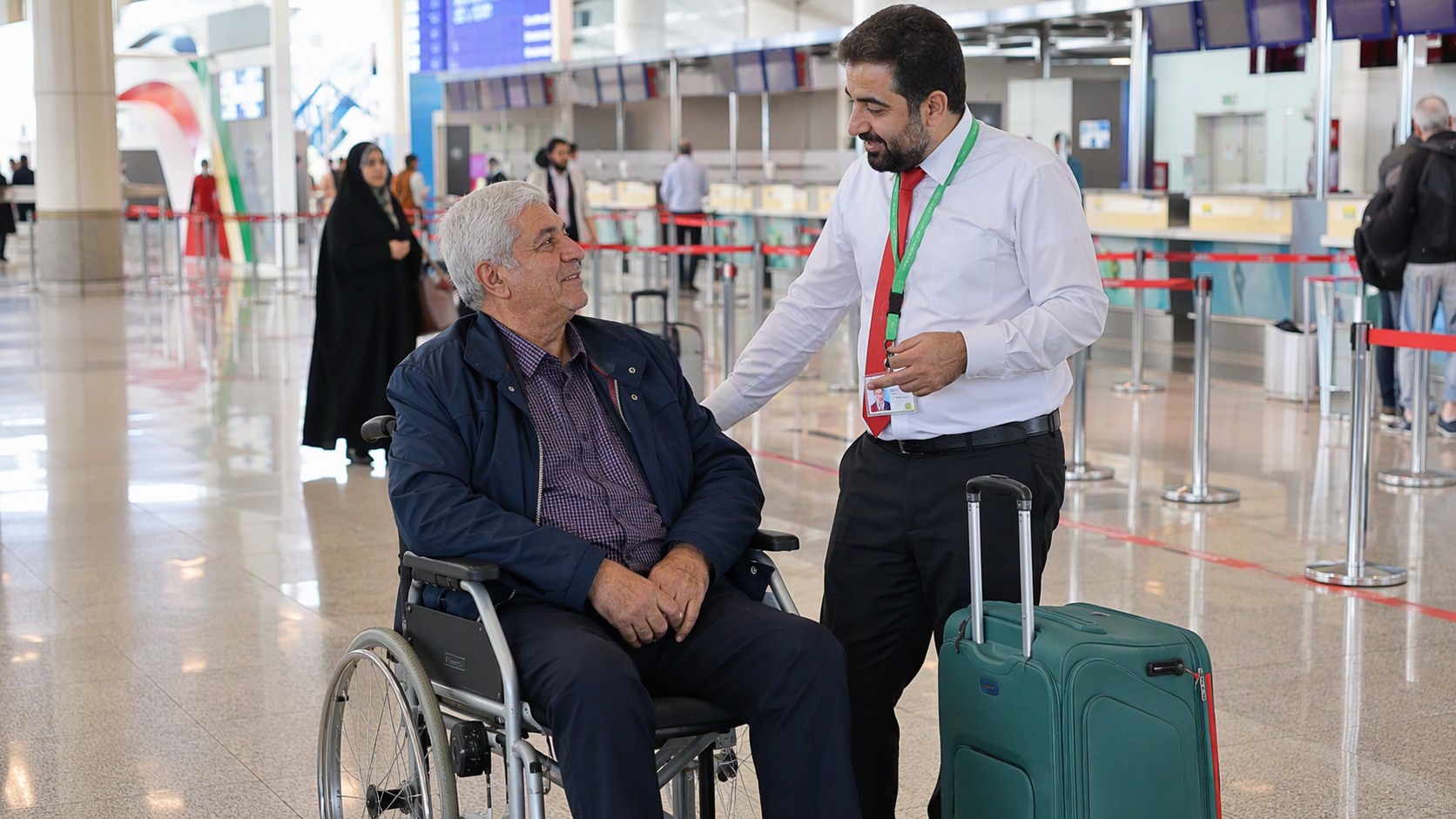 راهنمای جامع رزرو ویلچر در فرودگاه و پرواز